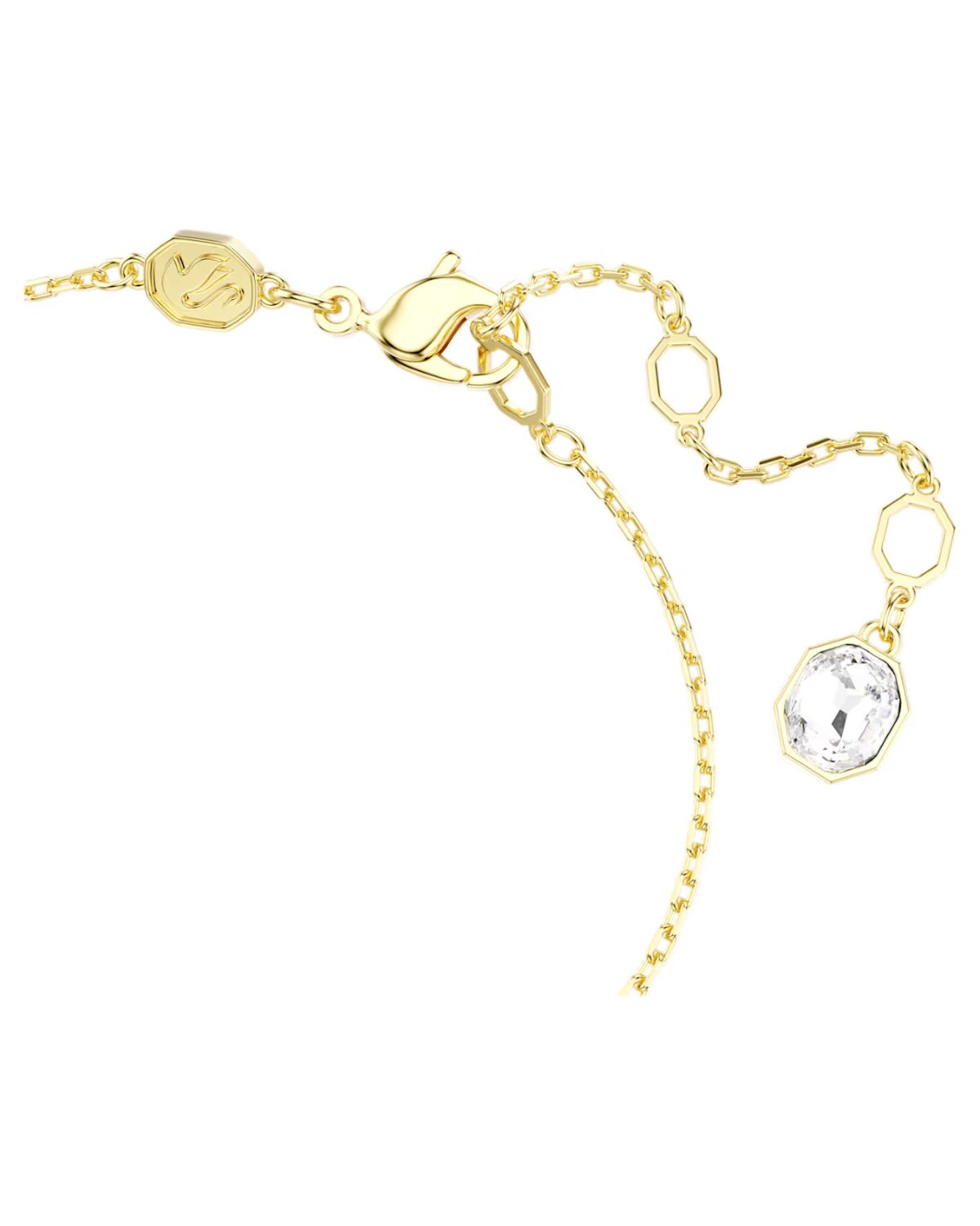 Idyllia bracelet Mixed cuts, Flower, Multicoloured, 18k gold finish 5732423