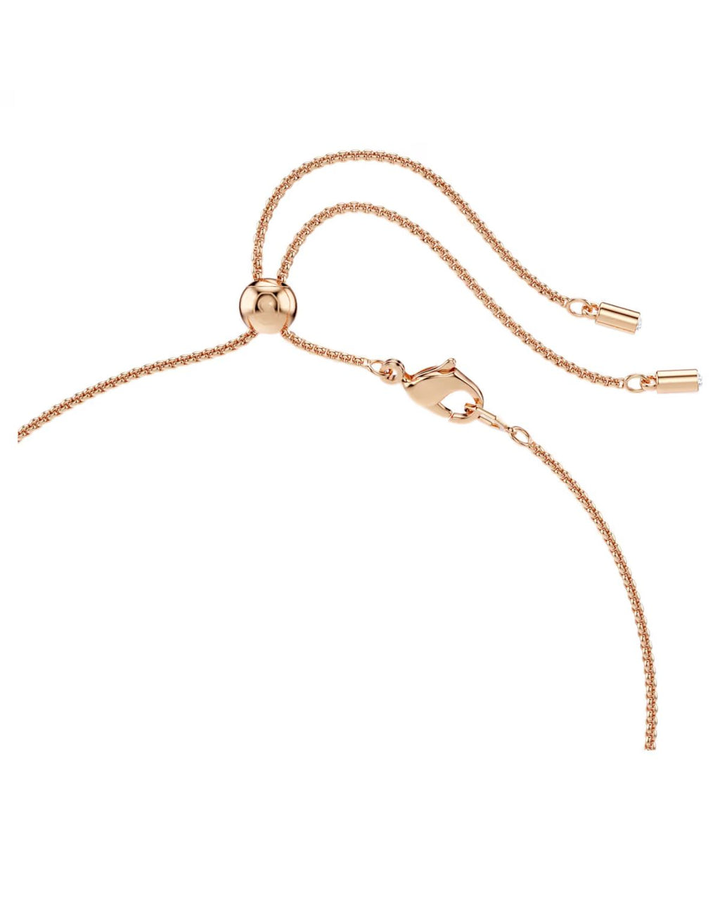 Constella pendant Crystal pearl, Round cut, White, 18k rose gold finish 5728589