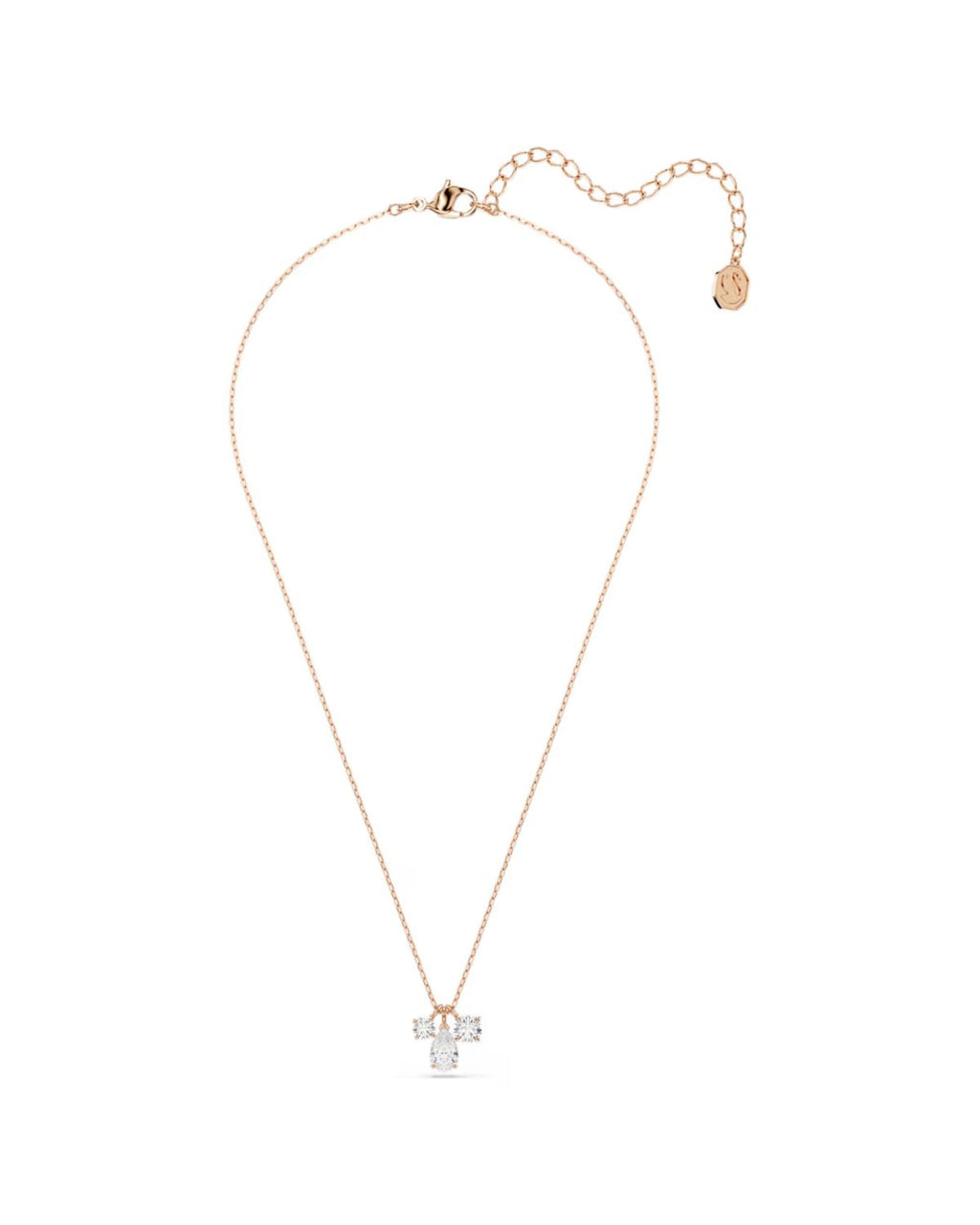 Mesmera pendant Mixed cuts, White, 18k rose gold finish 5734245