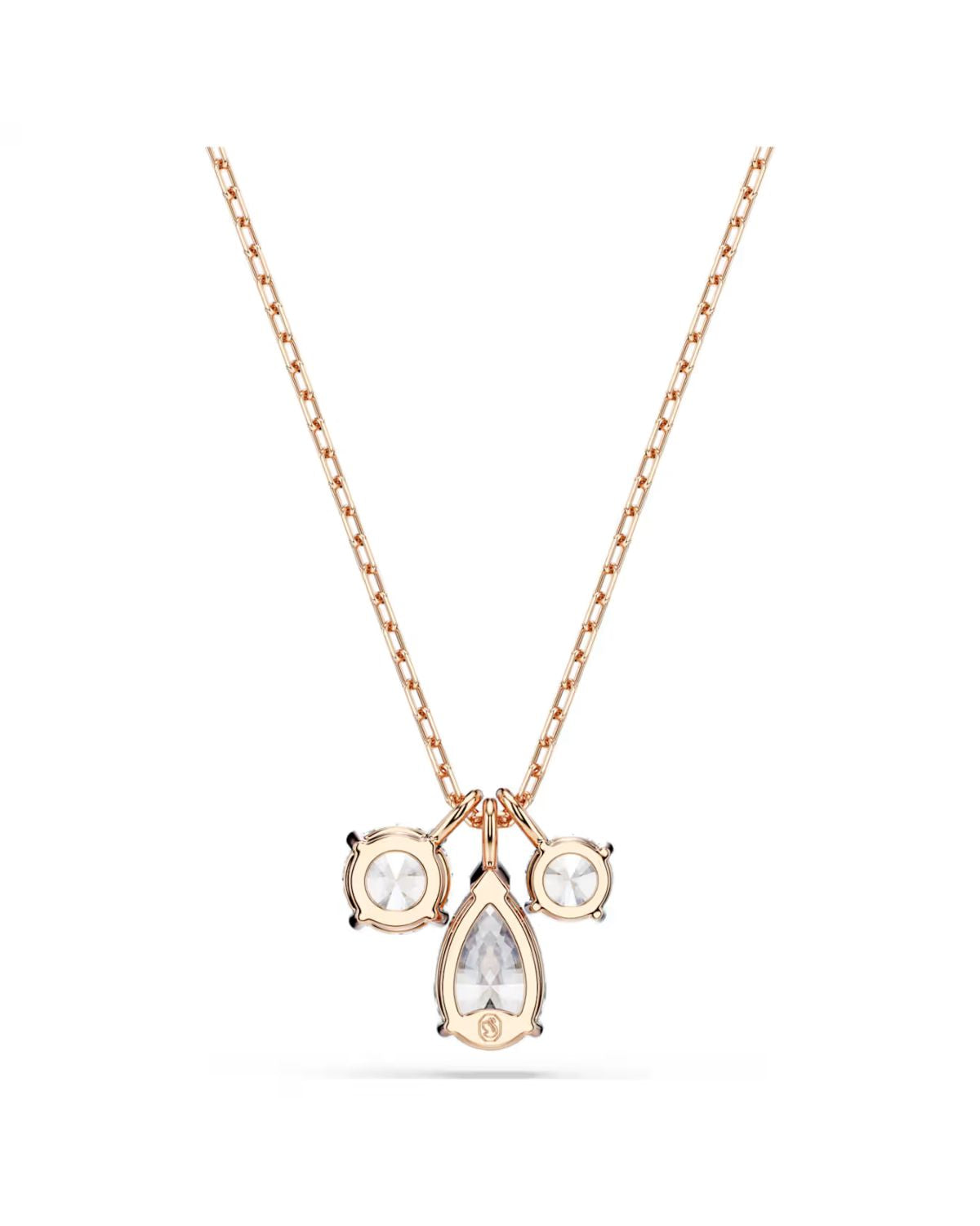 Mesmera pendant Mixed cuts, White, 18k rose gold finish 5734245