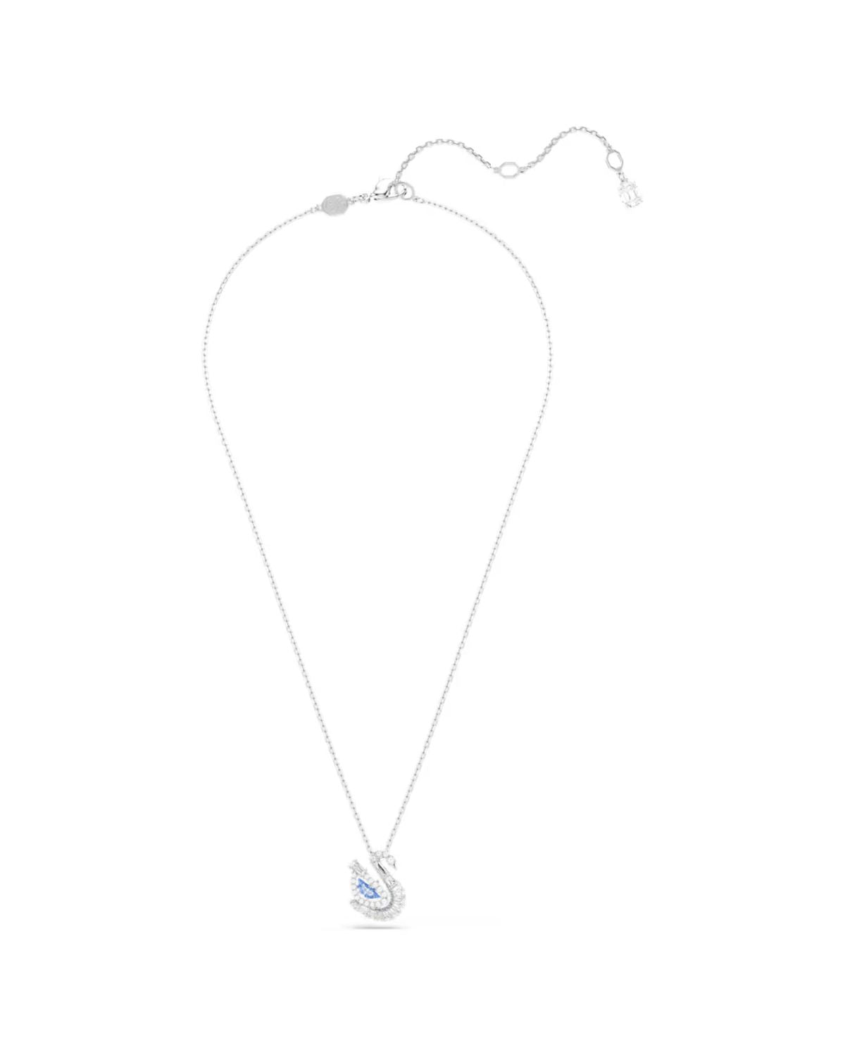 Swan pendant Mixed cuts, Swan, Blue 5723389