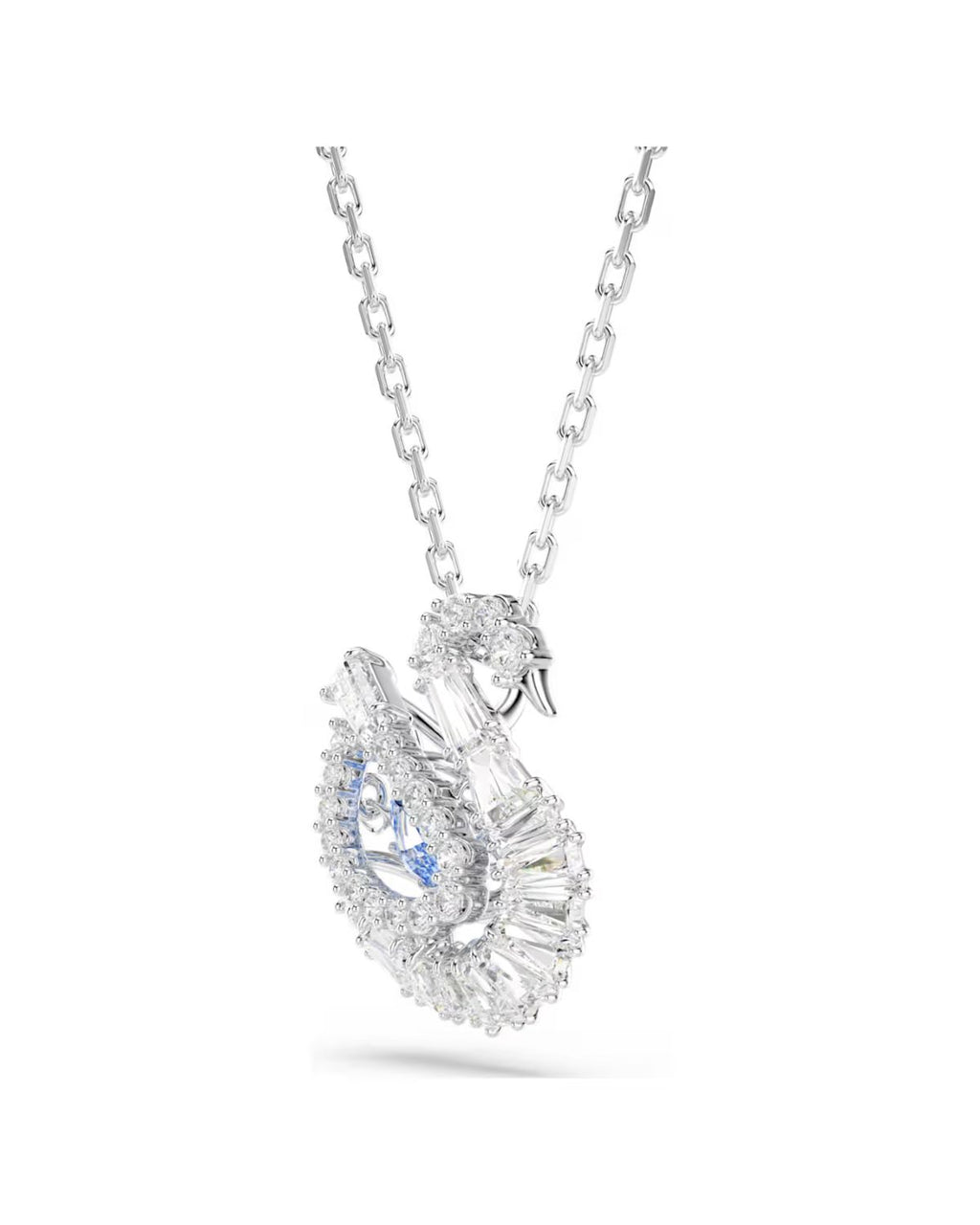 Swan pendant Mixed cuts, Swan, Blue 5723389
