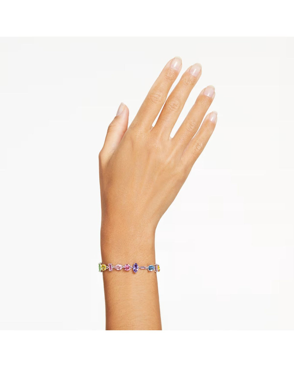 RE Gema bracelet Mixed cuts, Multicoloured, Rhodium plated 5656427