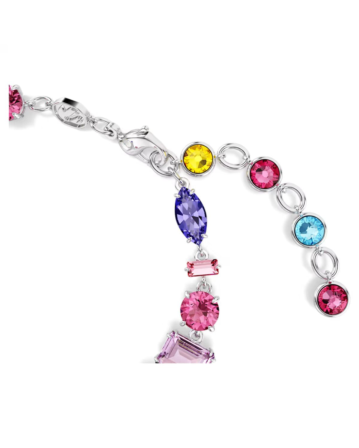 RE Gema bracelet Mixed cuts, Multicoloured, Rhodium plated 5656427