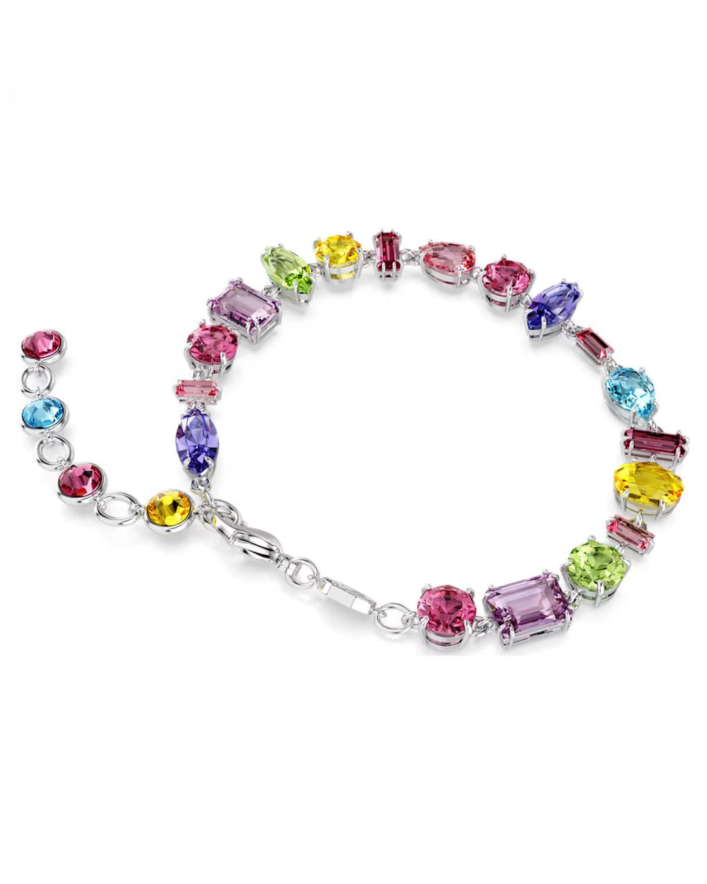 RE Gema bracelet Mixed cuts, Multicoloured, Rhodium plated 5656427