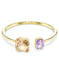 Millenia bangle Octagon cut, Multicoloured, 18k gold finish L 5725754