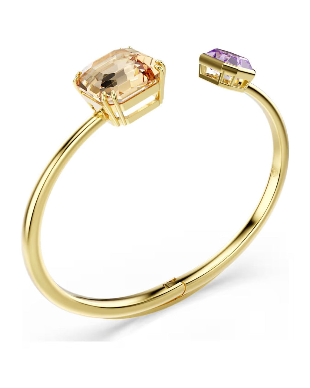 Millenia bangle Octagon cut, Multicoloured, 18k gold finish L 5725754