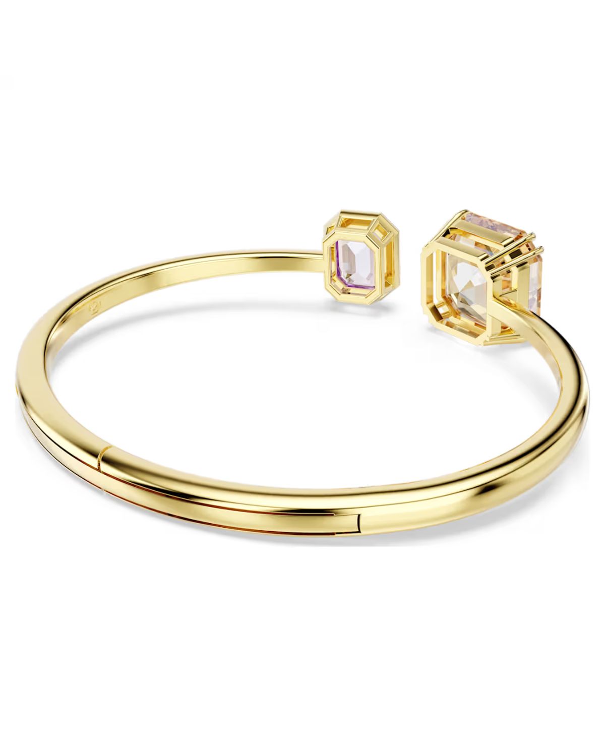 Millenia bangle Octagon cut, Multicoloured, 18k gold finish L 5725754