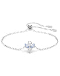 Magic bracelet Angel, Blue, Rhodium plated 5734263