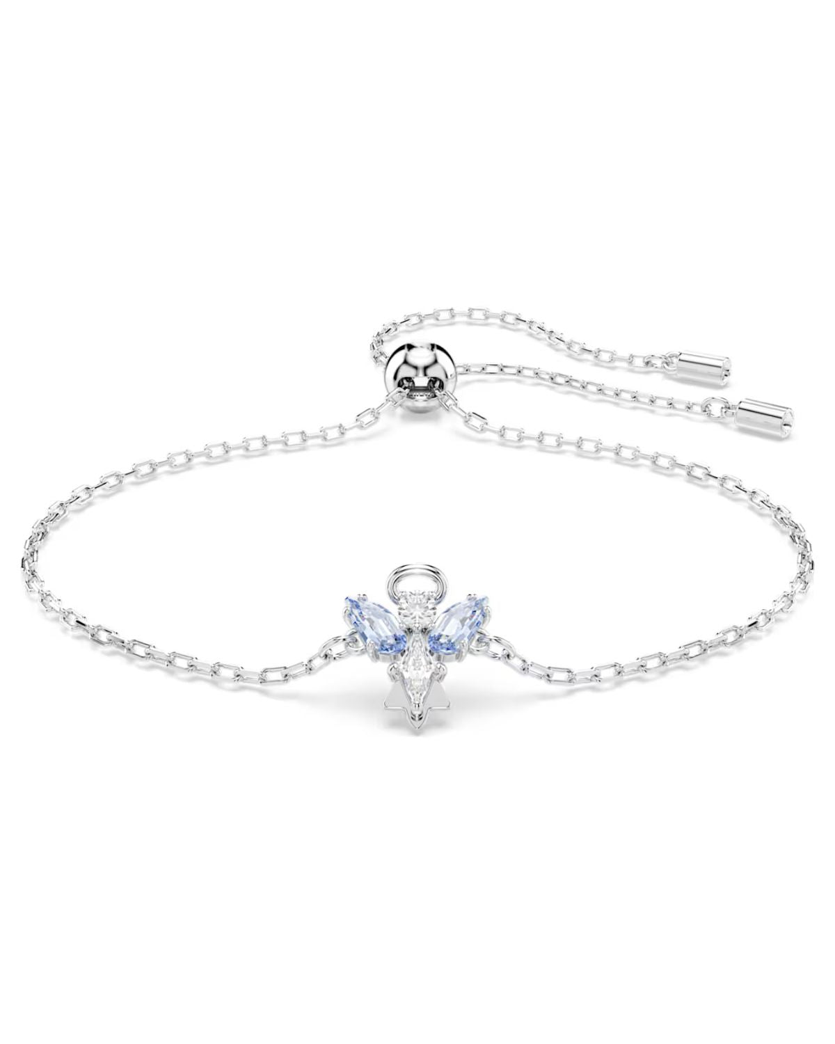 Magic bracelet Angel, Blue, Rhodium plated 5734263