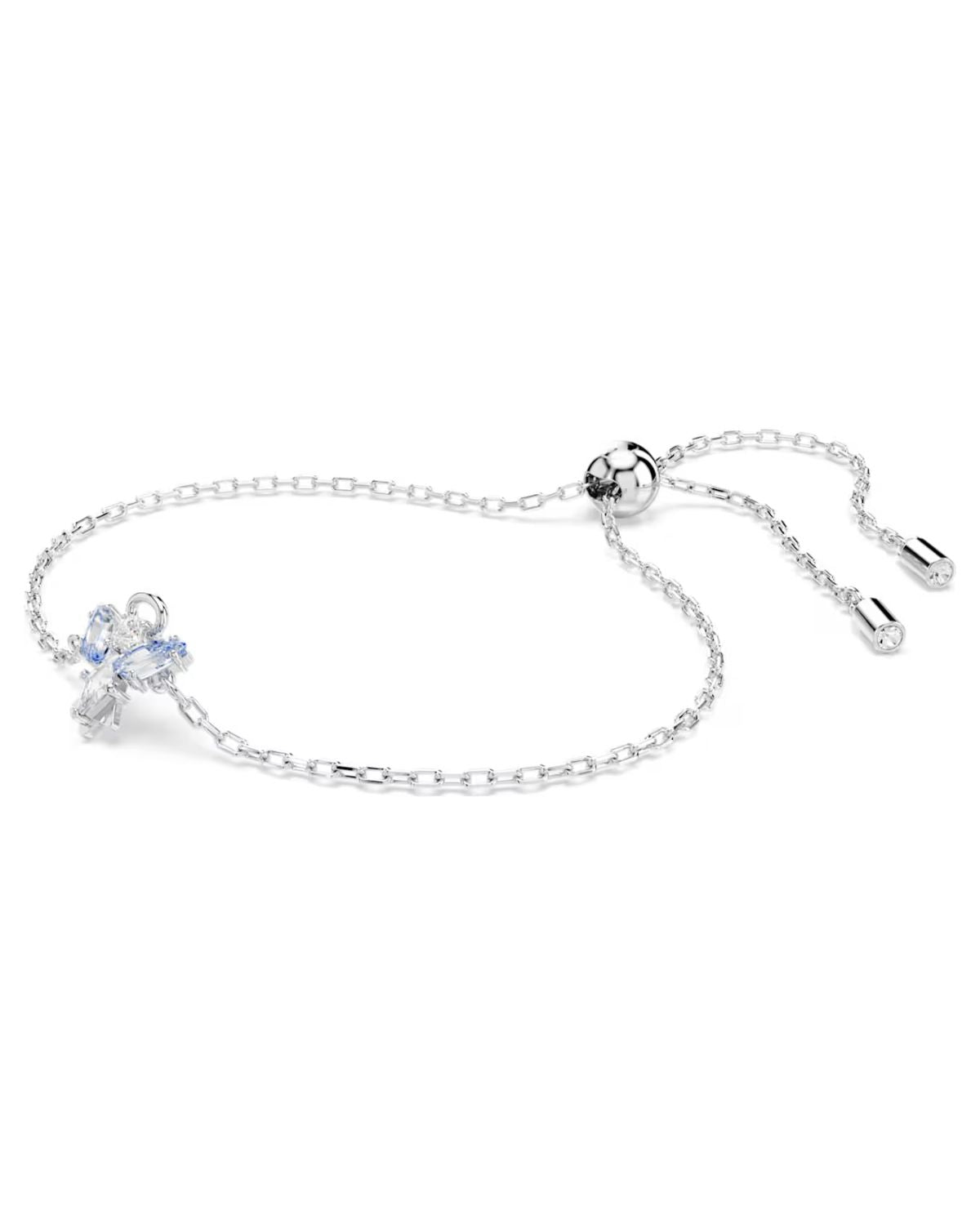 Magic bracelet Angel, Blue, Rhodium plated 5734263