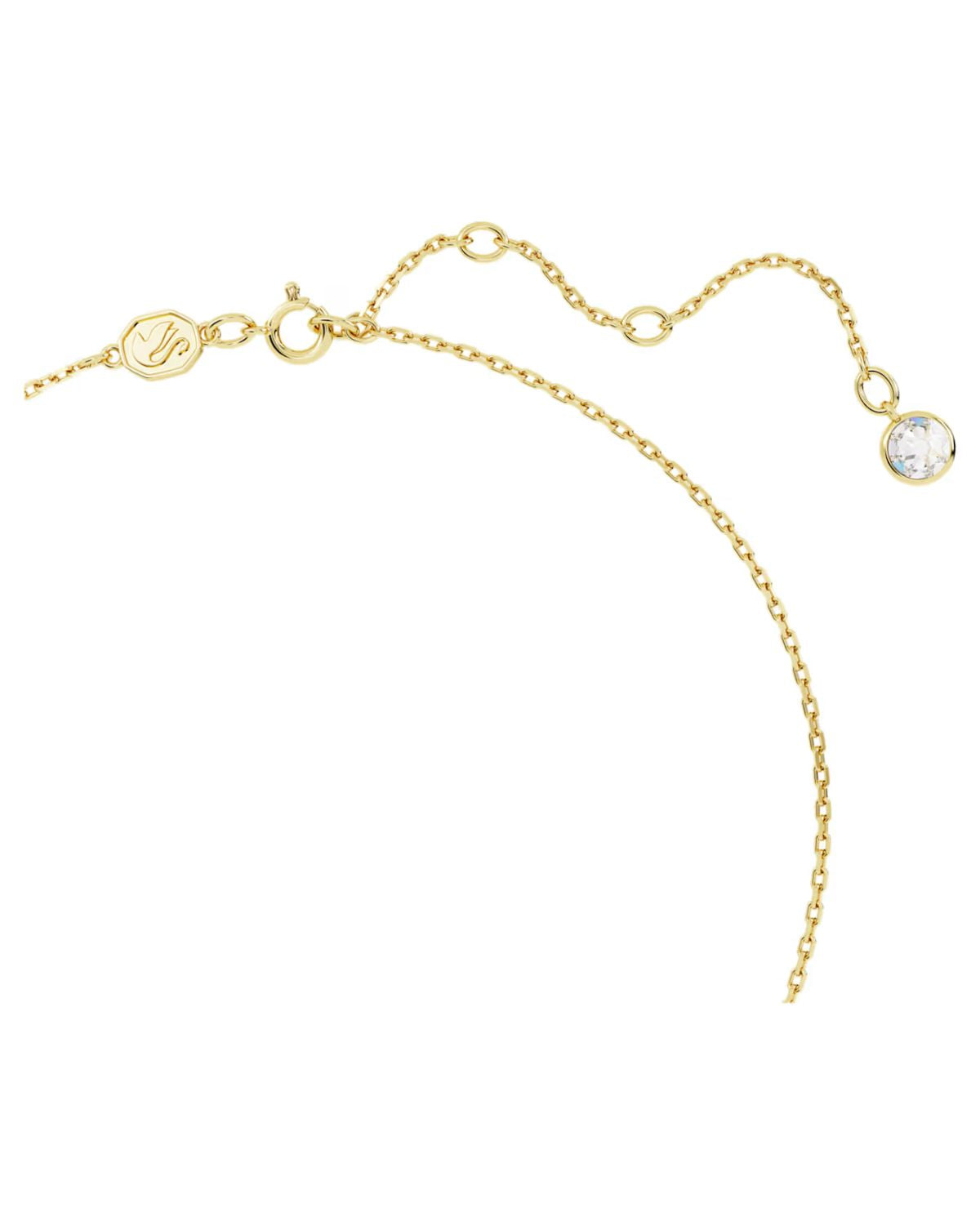 Chroma pendant Pear cut, Green, 18k gold finish 5648751