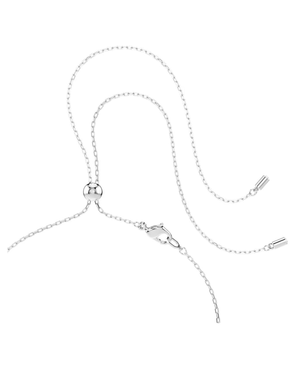 Magic pendant and brooch Snowflake, Blue, Rhodium plated 5737619
