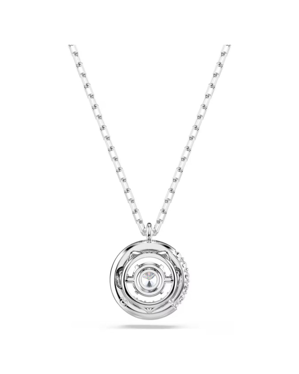 Dextera pendant Round cut, White, Rhodium plated 5733400