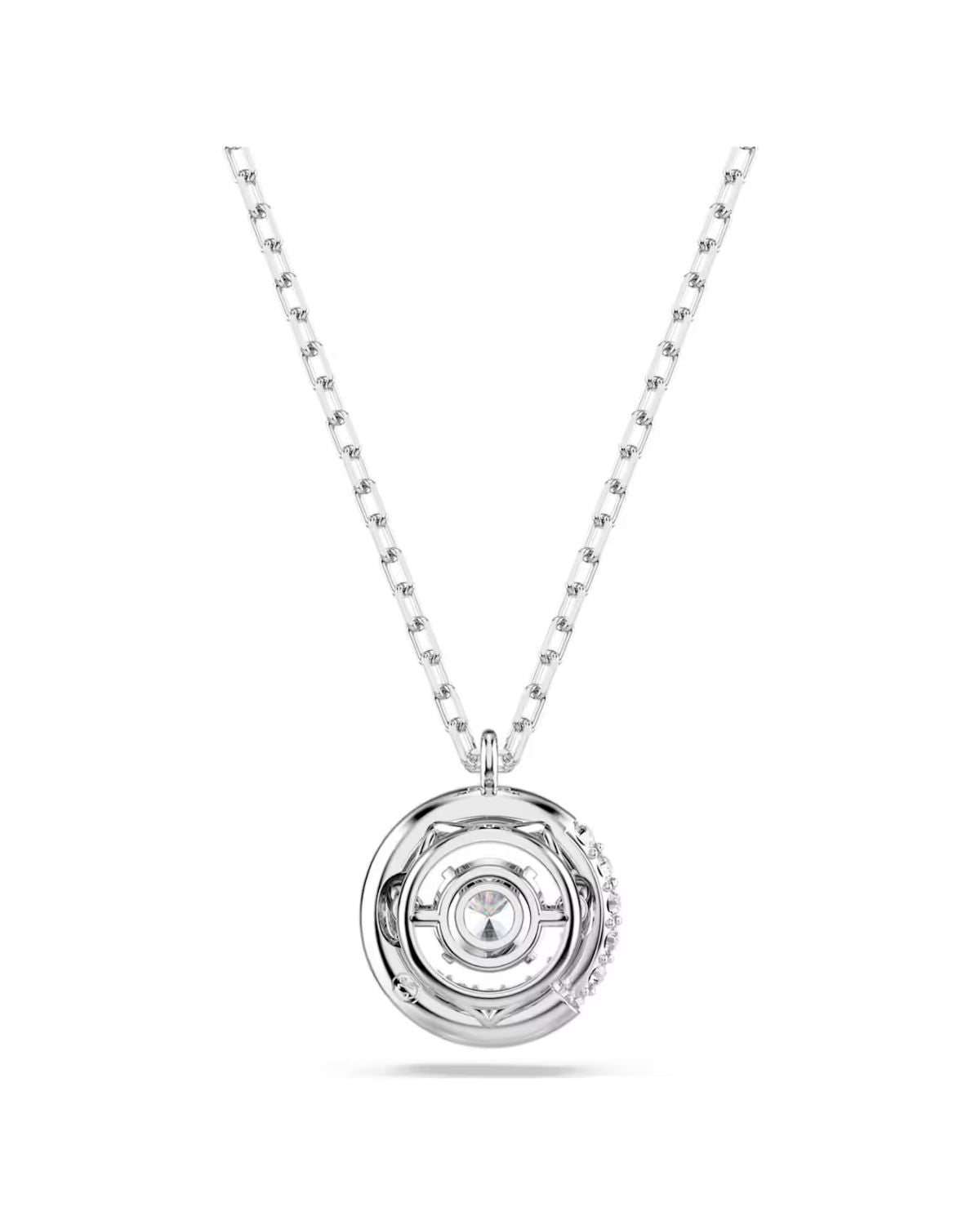 Dextera pendant Round cut, White, Rhodium plated 5733400