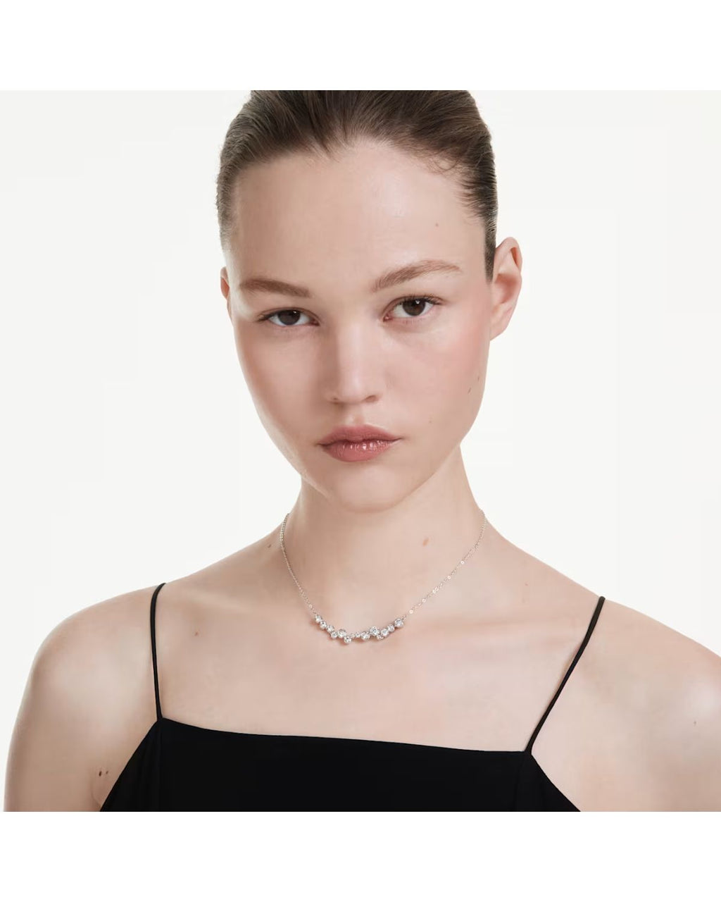 Constella necklace Mixed cuts, White, Rhodium plated 5722473
