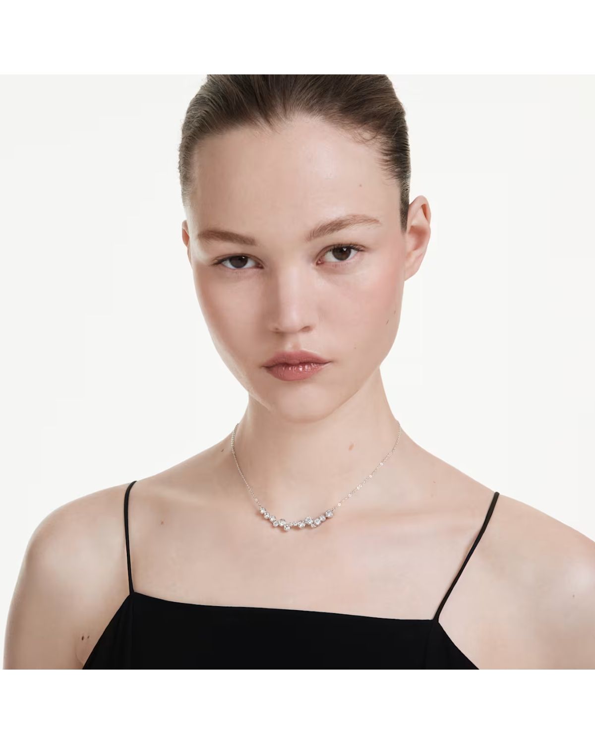 Constella necklace Mixed cuts, White, Rhodium plated 5722473