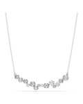 Constella necklace Mixed cuts, White, Rhodium plated 5722473