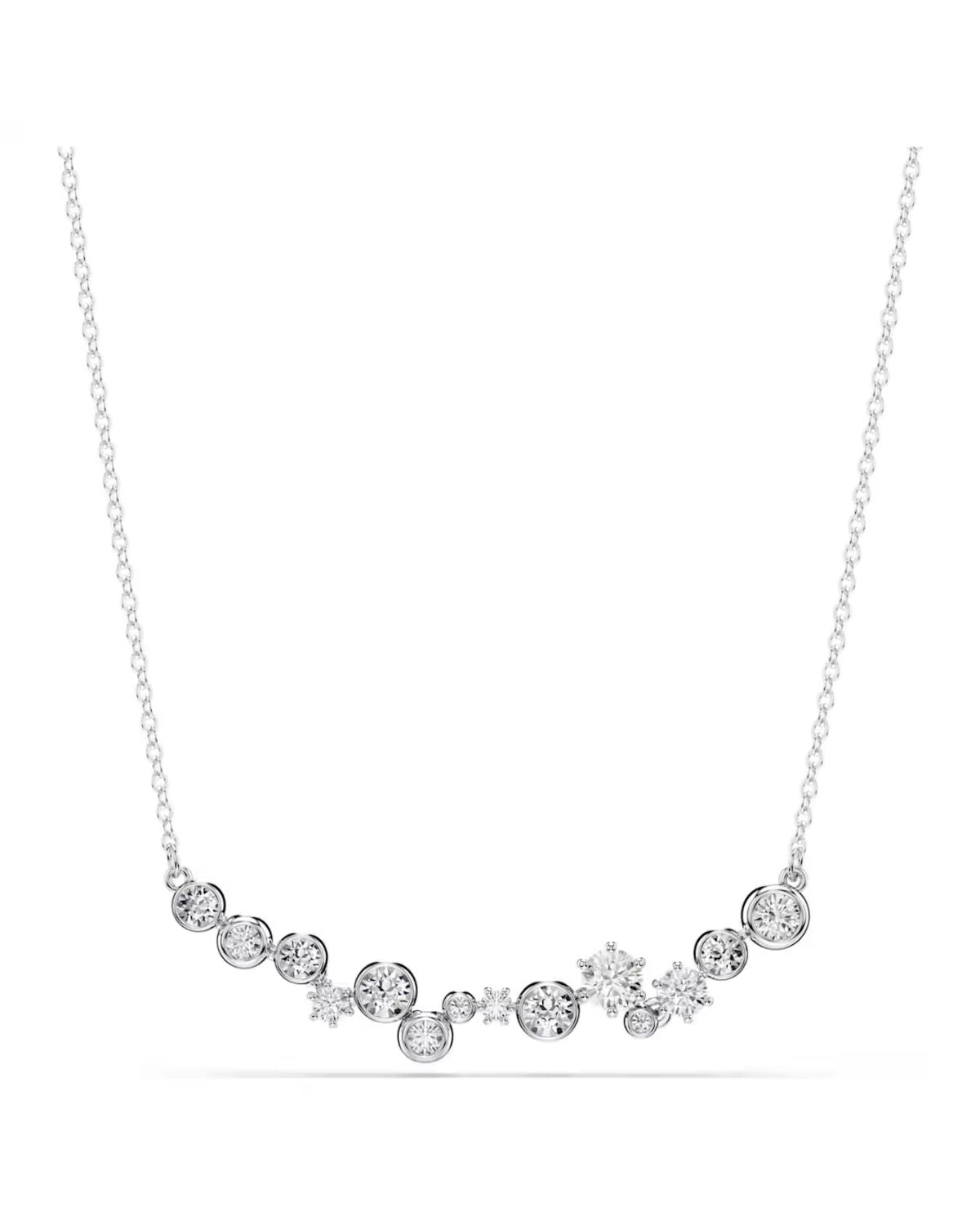 Constella necklace Mixed cuts, White, Rhodium plated 5722473