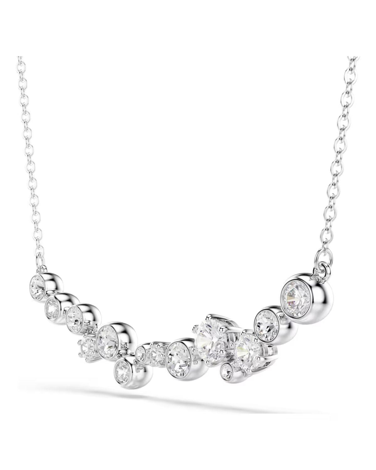 Constella necklace Mixed cuts, White, Rhodium plated 5722473