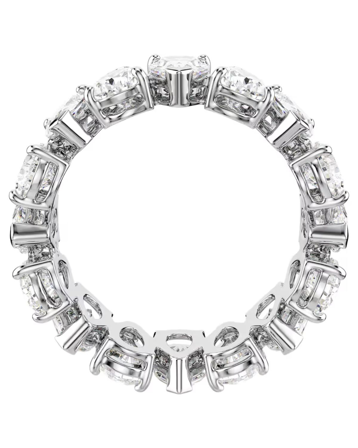 Matrix Vittore ring Pear cut White Silver-tone finish Size 55 5563966