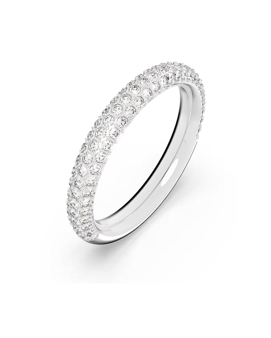 Dextera ring White Rhodium plated Size 50