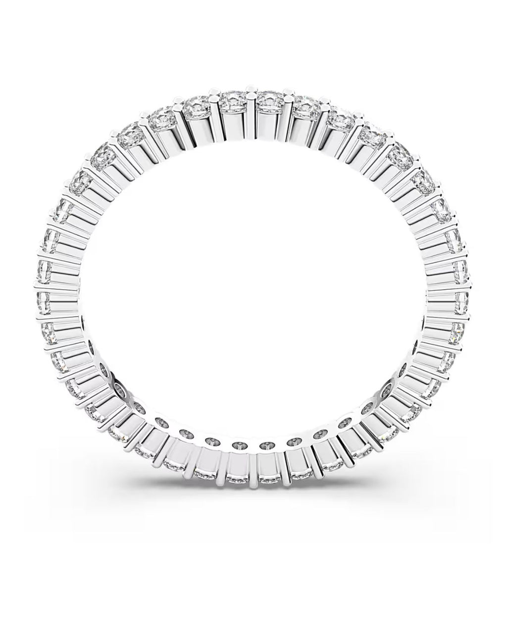 Matrix Vittore ring Round cut White Silver-tone finish Size 52 5257465