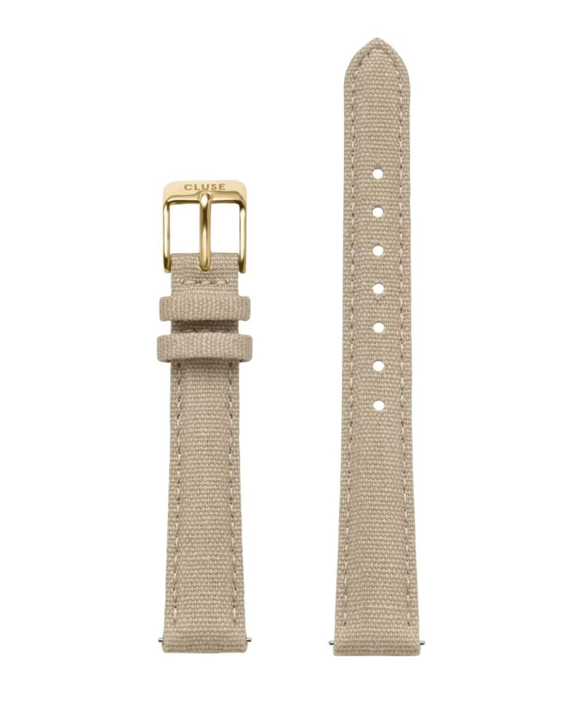 Cluse - Strap 14mm Linen Beige, Gold Colour CS12113