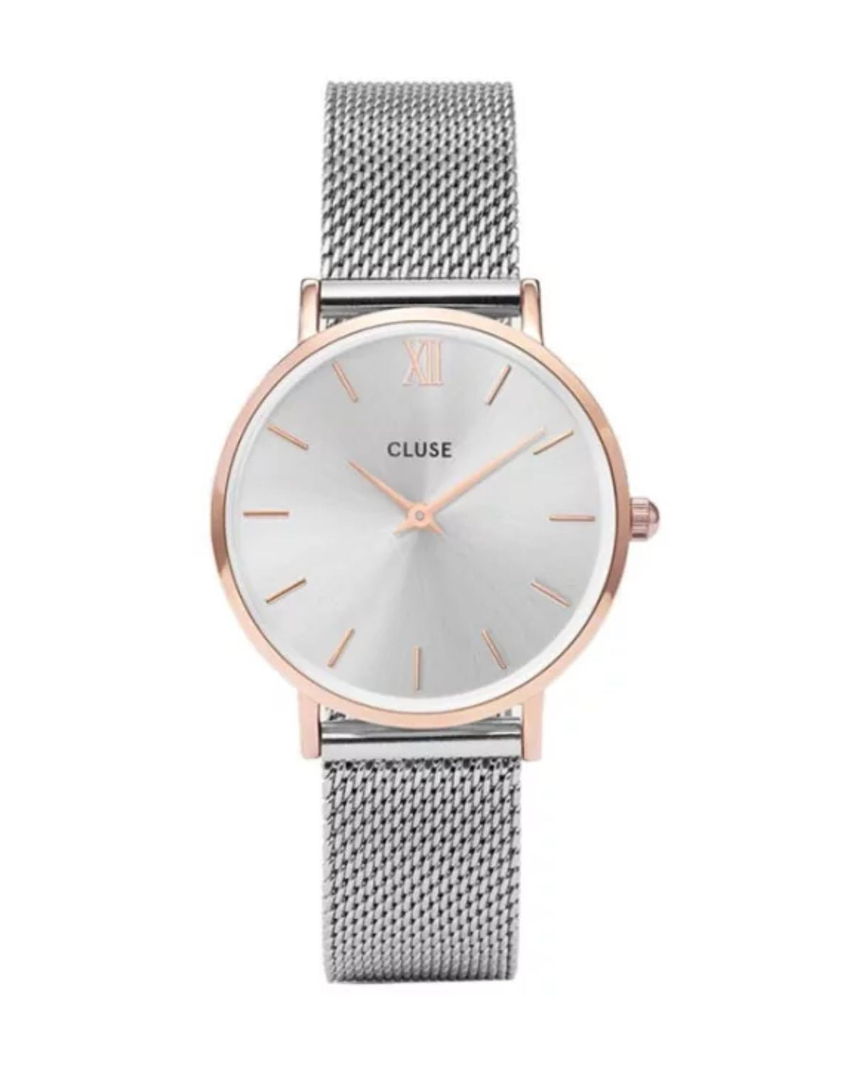 CLUSE- minuit mesh rose gold/silver CW0101203004