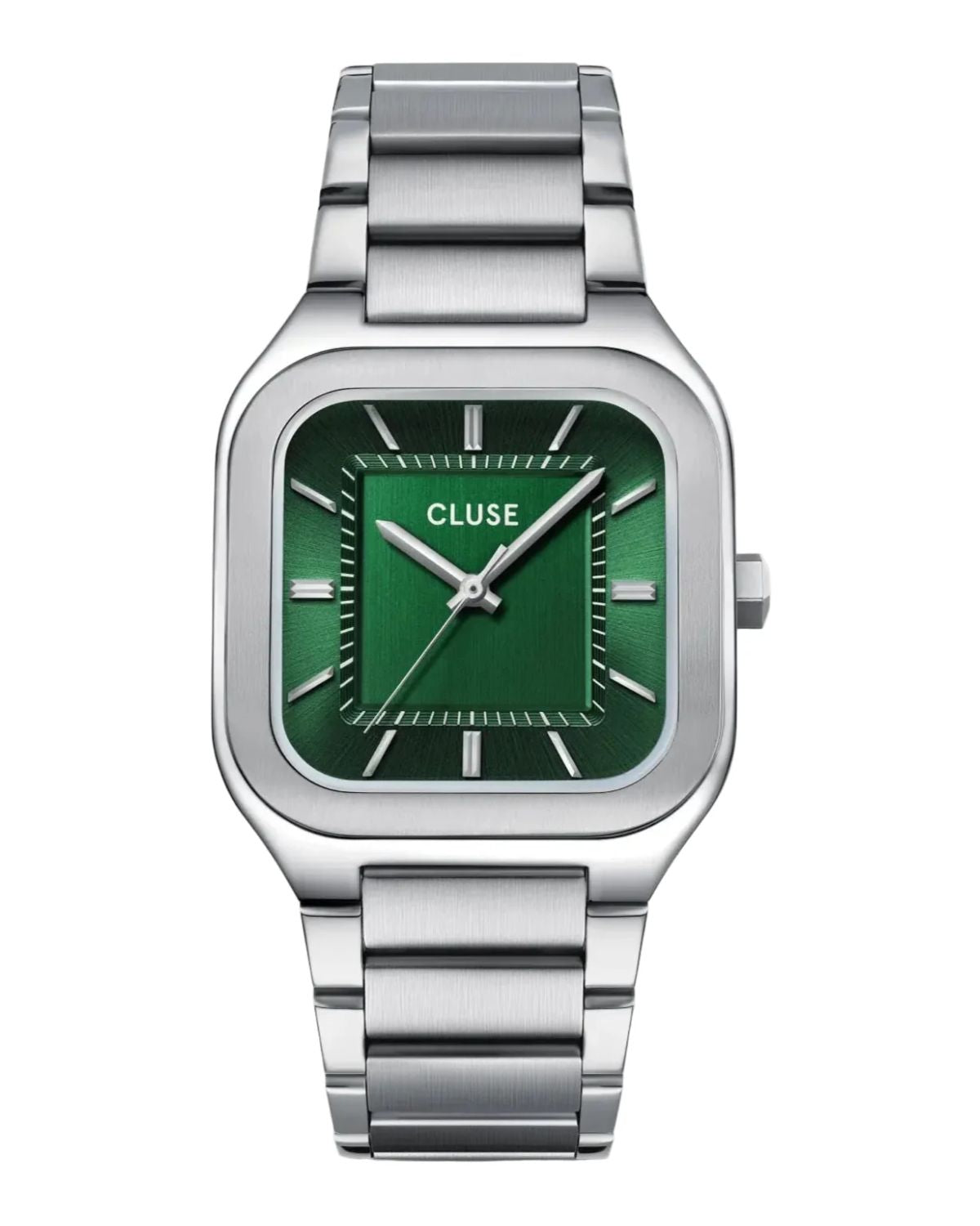 Cluse Quadrus Green/Steel watch CW25702