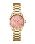 Cluse - Feroce Mini Watch Apricot Mother of Pearl/ Gold Link CW11709