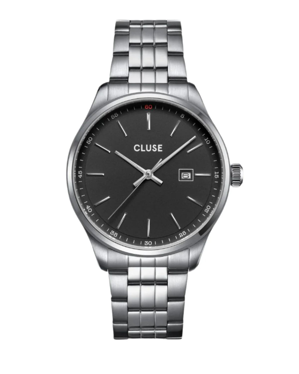 Cluse - Antheor Black/Silver Steel Link CW20904