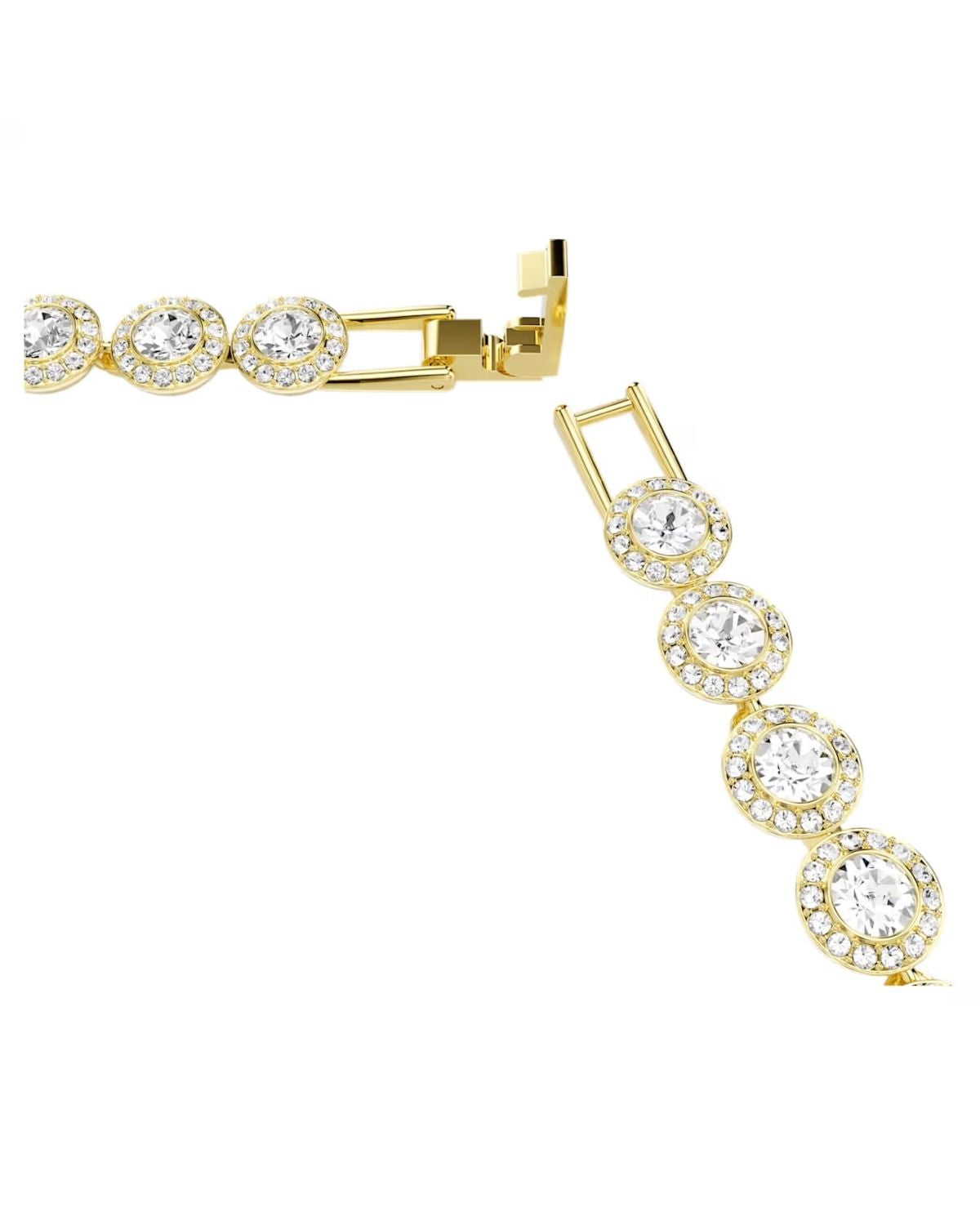 Una Angelic set Set (3), Round cut, White, Gold-tone plated 5750619