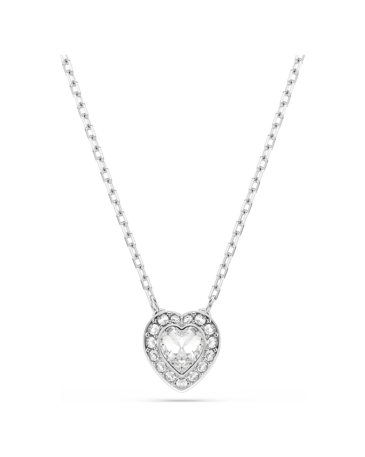 Ariana Grande x Swarovski pendant Mixed cuts, Heart, White, Rhodium plated 5720852