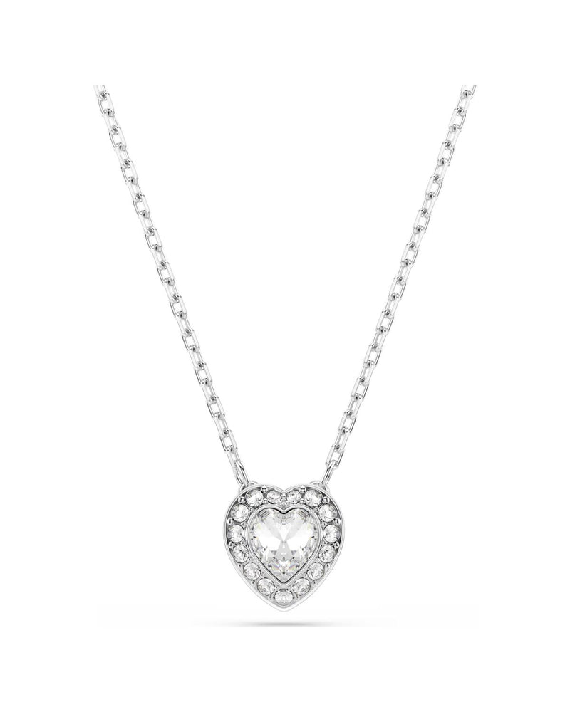 Ariana Grande x Swarovski pendant Mixed cuts, Heart, White, Rhodium plated