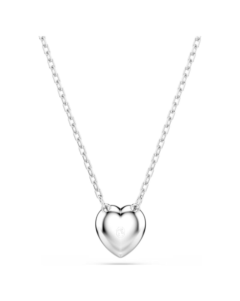 Ariana Grande x Swarovski pendant Mixed cuts, Heart, White, Rhodium plated