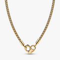 Pandora Moments Studded Chain Necklace 362451C00-45 (High Resolution)