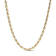 Figure of 8 chain link 14k gold-plated necklace 363052C00-50