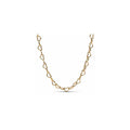 Heart 14k gold-plated collier 363334C00-45 (High Resolution)
