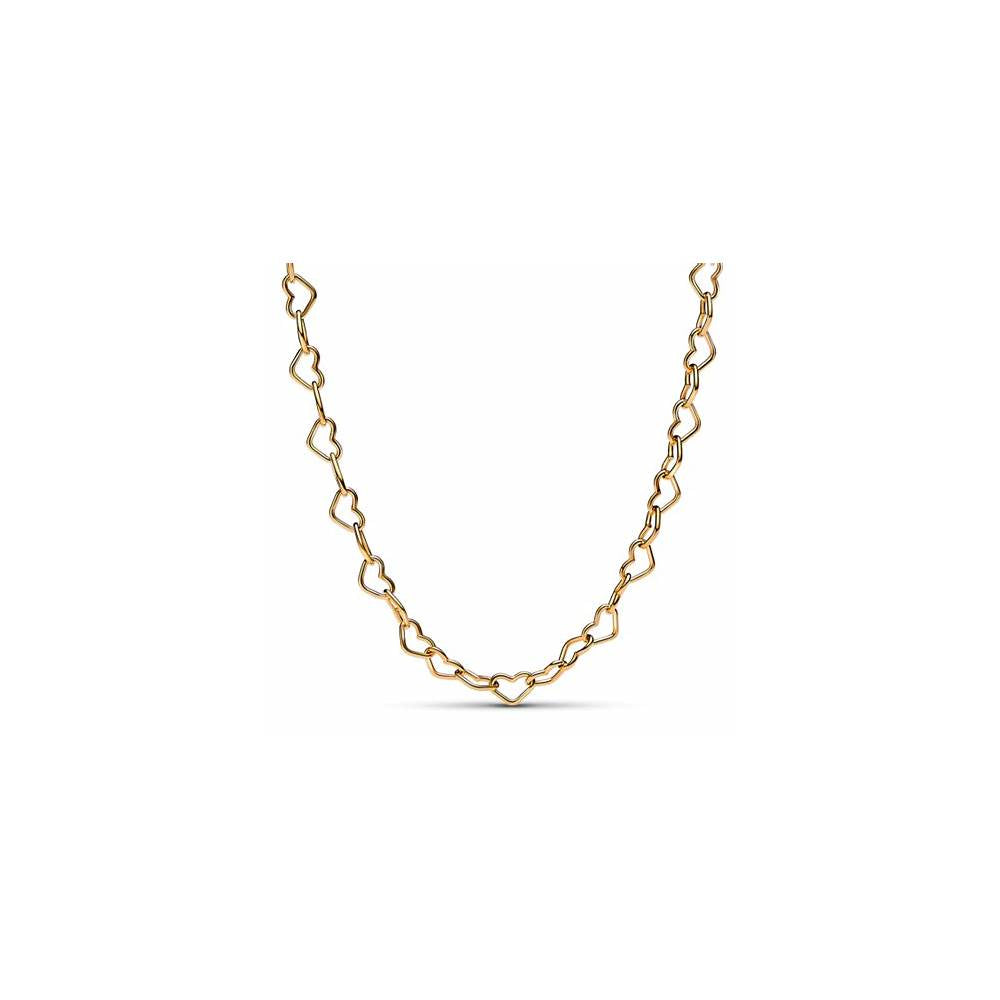 Heart 14k gold-plated collier 363334C00-45 (High Resolution)