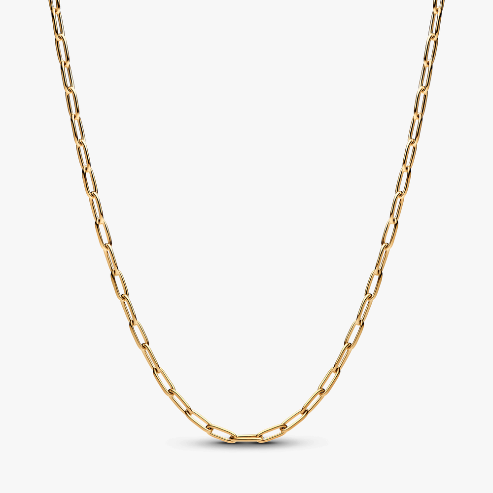14k Gold-plated link necklace 363416C00-70 (High Resolution)