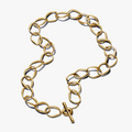 Organically shaped link 14k gold-plated 363881C00-45 (High Resolution)