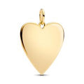 Engravable oversized heart 14k gold-plat 364016C00
