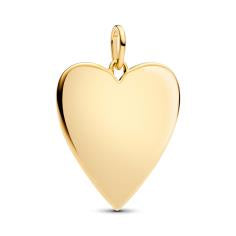 Engravable oversized heart 14k gold-plat 364016C00