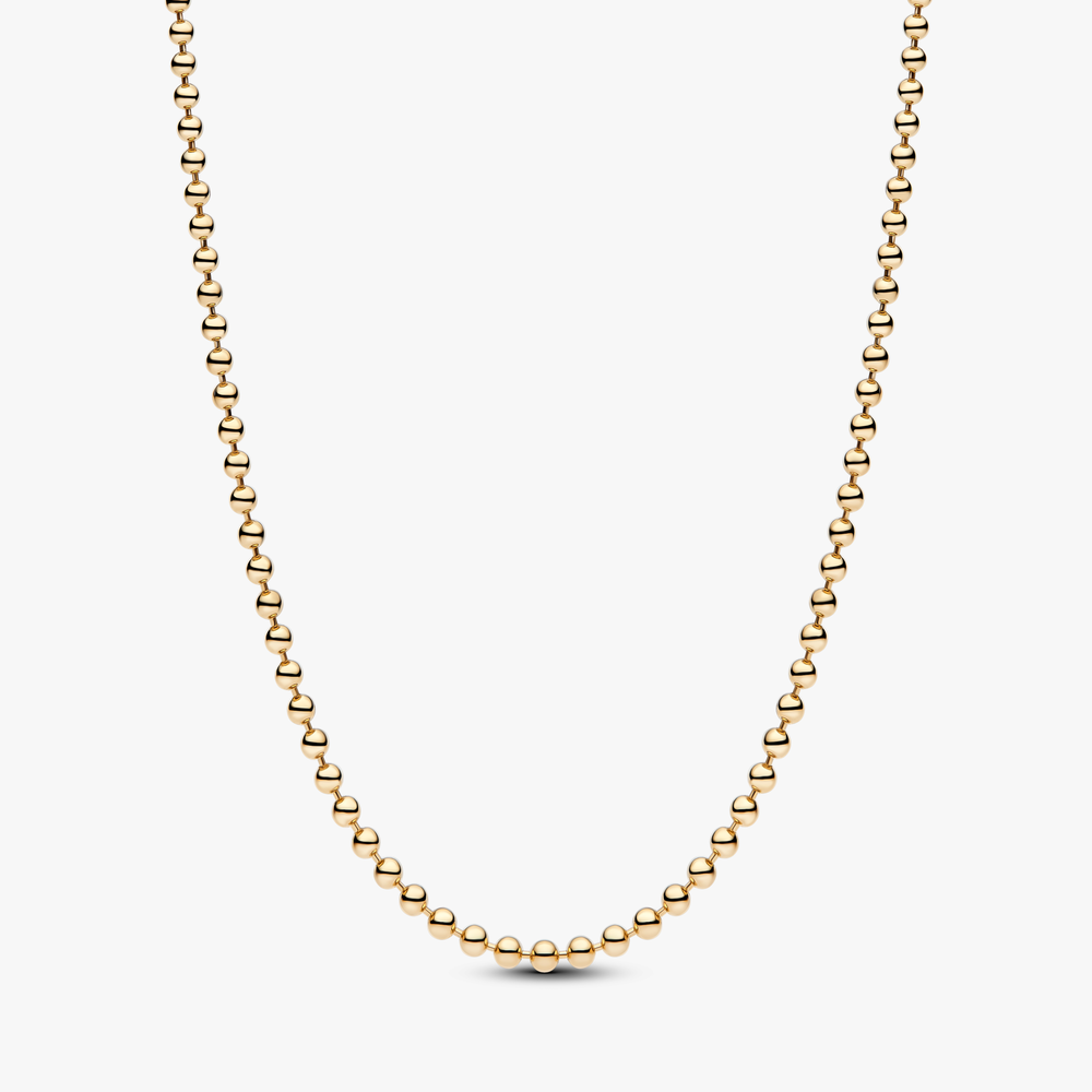 14k gold-plated ball chain (High Resolution)