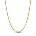 14k gold-plated rope chain necklace with sliding c 364687C00-70