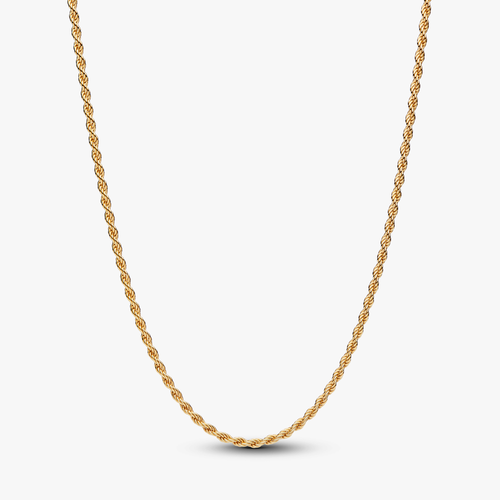 14k gold-plated rope chain necklace with sliding c 364687C00-70 (High Resolution)