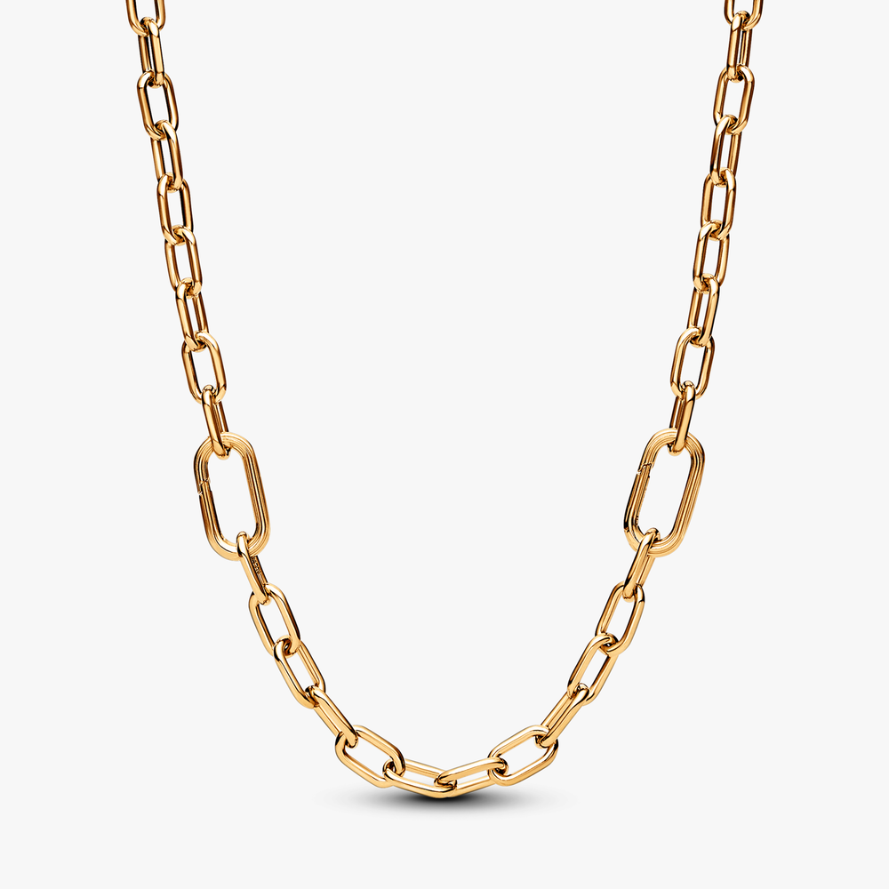 14k Gold-plated small-link necklace 369685C00-50 (High Resolution)