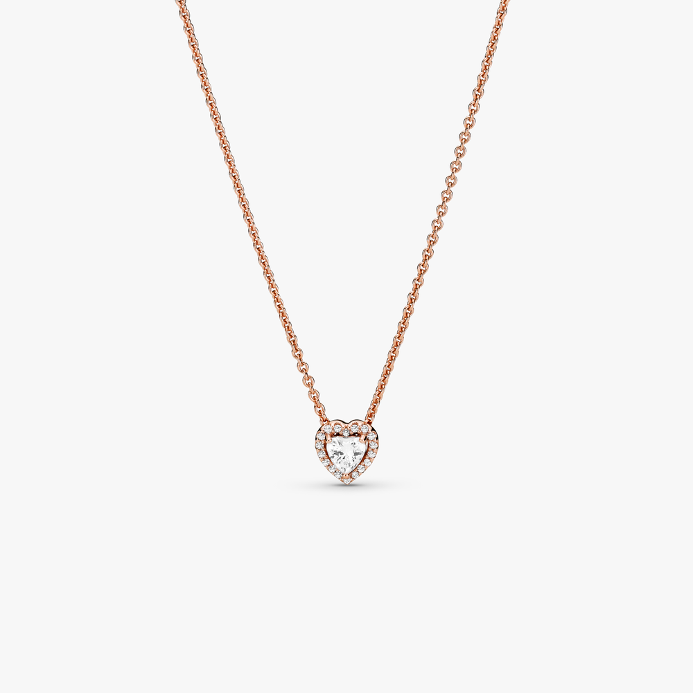 Pandora Rose Elevated Heart Collier Neck 388425C01-45 (High Resolution)