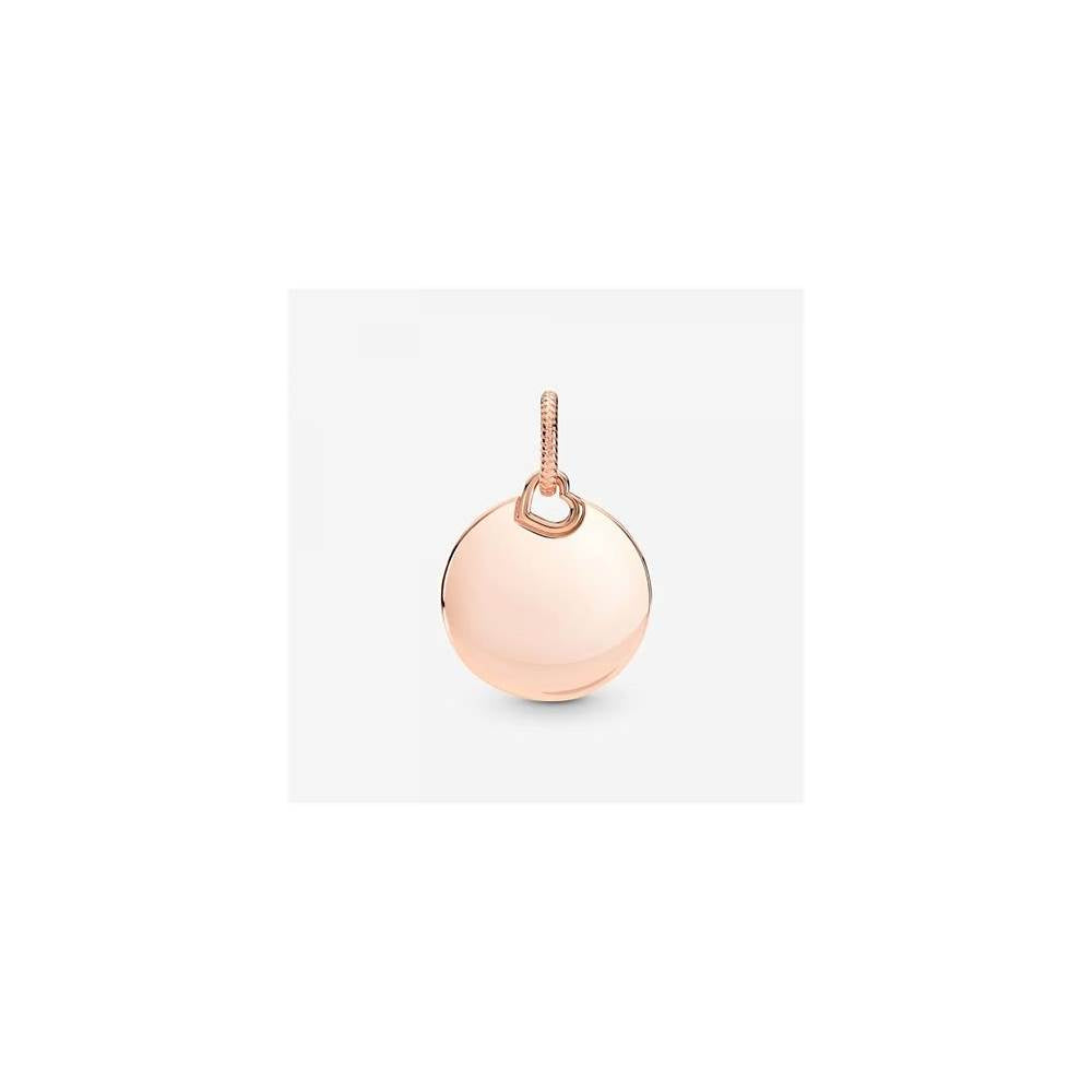 Engravable round 14k rose gold-plated pe 388610C00 (High Resolution)